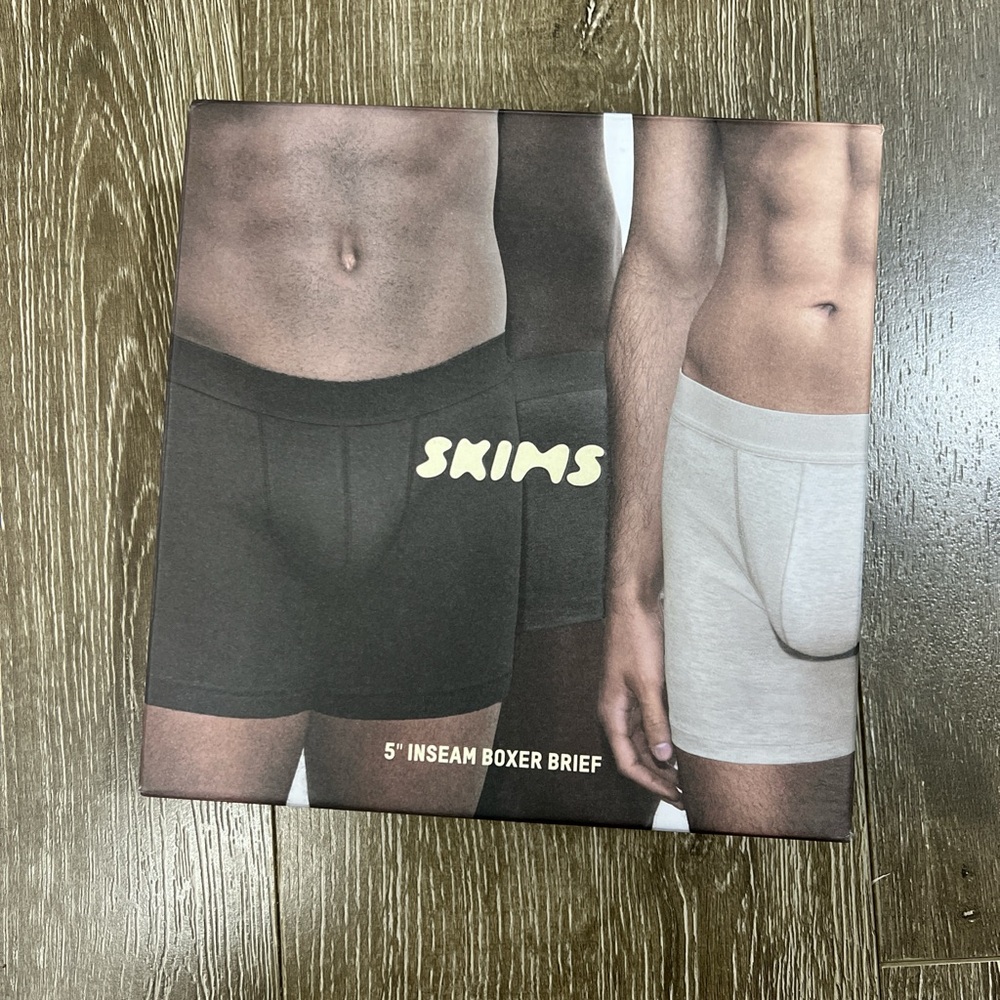 Skims Boxer Briefs Set - Black and Gray